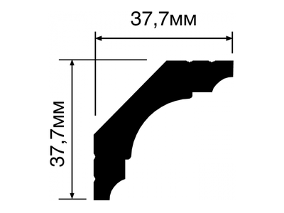 Карниз A53 HIWOOD - 37,7*37,7*2000мм