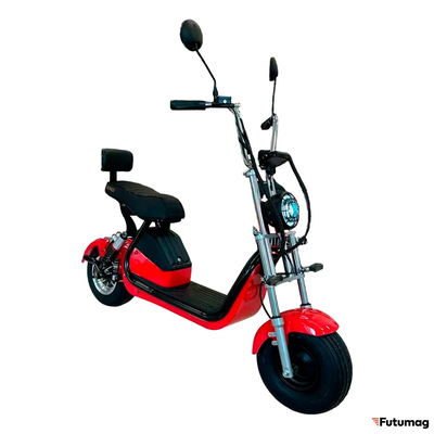 Электроскутер Ikingi X1 PRO красный