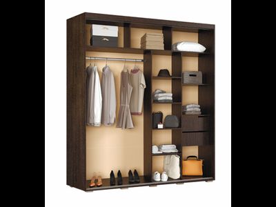 Шкаф-купе Крафт-6 ( Белый) 1.96 м  BTS