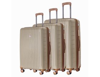 Комплект из 3х чемоданов Somsonya Lite Полипропелен S,M,L Бежевый