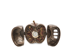 Модель № WS-1069: Часы настольные в стиле Стимпанк «Яблоко»