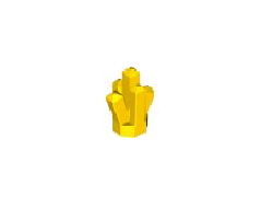 Rock 1 x 1 Crystal 5 Point, Yellow (52 / 6074928 / 6176584 / 6194508)