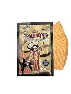 Обезболивающий пластырь для суставов и мышц с женьшенем Korean Red Ginseng Power Pad Объём: 1 упаковка (20 штук)