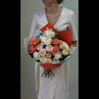 Букет цветов на 8 марта № 753