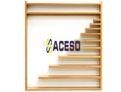 4.13.2 Большой деревянный стенд для материала из бусин для умножения и возведения в степень (4.13.1)