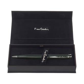 Ручка подарочная шариковая PIERRE CARDIN (Пьер Карден) "Tresor", корпус черный, латунь, лак, синяя, PC1001BP-03