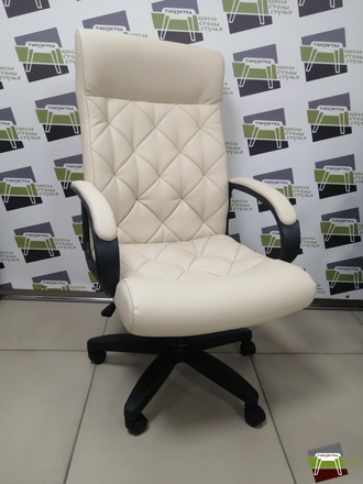 Кресло Кр82 ТГ ПЛАСТ ЭКО2 (экокожа слоновая кость)