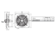 Вентилятор осевой AXW4D-630B-G5L настенный