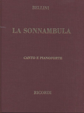 Bellini, Vincenzo La Sonnambula Klavierauszug (it, geb)