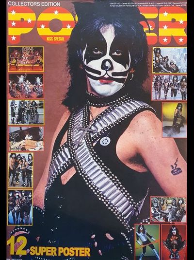 Kiss Poster Collectors Edition Kiss, Ace Frehley, Paul Stanley, Peter Criss, Gene Simmons Inside