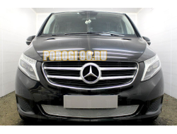 Защита радиатора Mercedes-Benz V-Klass II 2014- chrome PREMIUM