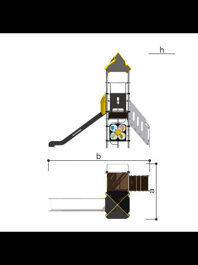 Детская площадка «Полянка» Romana 101.04.00-01