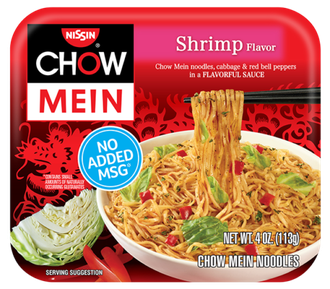 Лапша Nissin Chow Mein Shrimp с креветками 113 гр (8 шт)