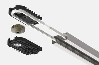Комплект автоматики для гаражных ворот LEVIGATO-800 KIT ALUTECH, до 11,2 кв.м.