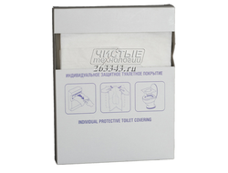 Одноразовые покрытия на унитаз 1/4 сложения