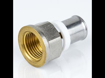 Соединитель латунь Дн16х3/4" 8002 пресс ВР для мп Aquasfera 8002-02 [51258]