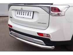 Защита заднего бампера d63 (секции) MITSUBISHI OUTLANDER 2014-2015