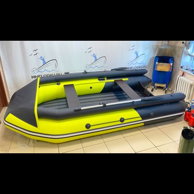 Моторная лодка Таймень NX 3800 НДНД PRO MAX фальшборт желтый/черный