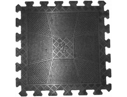 Коврик резиновый 400 х 400 х 20 мм чёрный купить в Воронеже