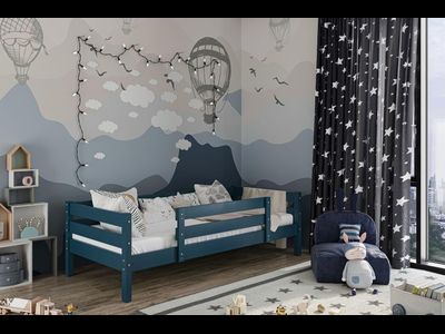 Кровать "Глория"  массив сапфир (Браво мебель)