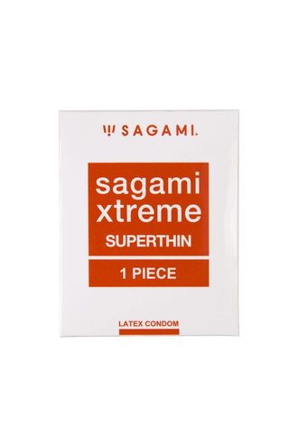 755/1 Презервативы Sagami,xtreme superthin 0,04 , латекс, 18,5 см, 5,2 см, 1 шт.