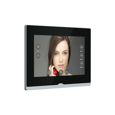 Novicam IMPULSE 7 IP WIFI BLACK - IP видеодомофон с сенсорным дисплеем 7", c переадресацией на смартфон с DVR   (Smart Life/Tuya Smart)