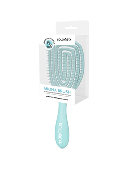 Расческа для сухих и влажных волос с ароматом жасмина SOLOMEYA Wet Detangler Brush Oval Jasmine (1 шт)