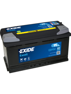 АККУМУЛЯТОР АВТОМОБИЛЬНЫЙ EXIDE EXCELL EB950 R+ 95Ah 800А (En)