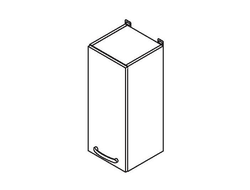 Кухонный Шкаф Равенна Стайл В30 Титан белый