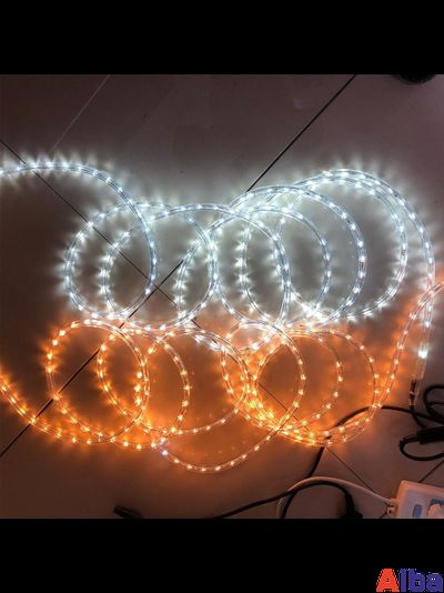 Дюралайт круглый 13мм, 2 жильный, БЕЛЫЙ холодный метражом