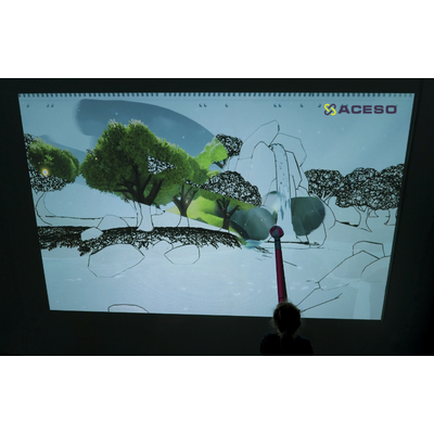 Интерактивная стена-раскраска «Мастер Фломастер»