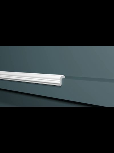 Угловой плинтус (уголок) Decor Dizain DD06, ударопрочный, влагостойкий, под покраску, 2 метра