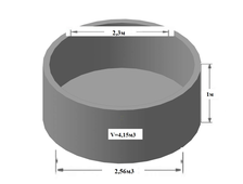 Стакан (кольцо с дном) объем 4,15м3