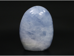 Кальцит голубой, полировка стоячая, Мадагаскар (68*50*32 мм, 195 г) №23856