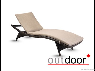Шезлонг из ротанга OUTDOOR Палермо Коричневый