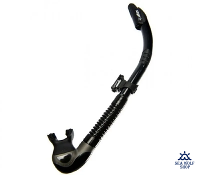 Маска для дайвинга с трубкой Sargan Агидель BLACK, комплект