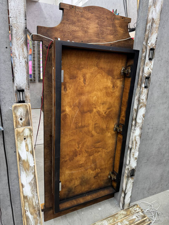 Mirror-door