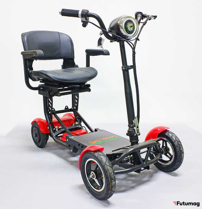 Трицикл GreenCamel Кольт 501 (36V 10Ah 2x250W) кресло Красный