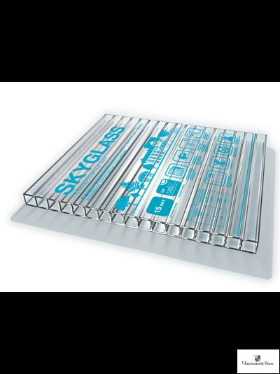 Сотовый поликарбонат Карбогласс Кристалл 4 мм