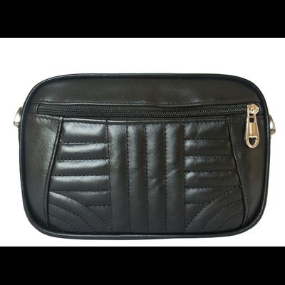 Кожаная женская сумка Barletta black (арт. 8026-01)