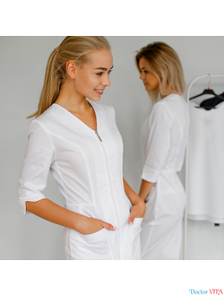 Халат DOCLIKE DL511 белый