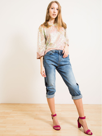 Блузка с пайетками