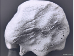 Кахолонг с корочкой кенияита. Южный Урал. Россия. 65*57*60мм