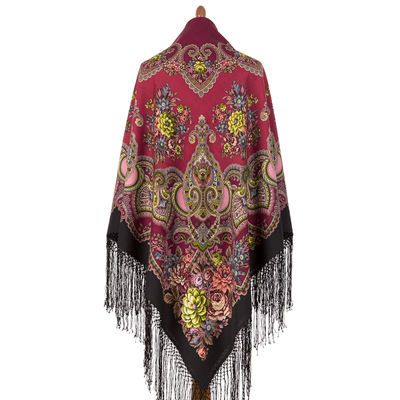 Павловопосадский платок Майя 372-19