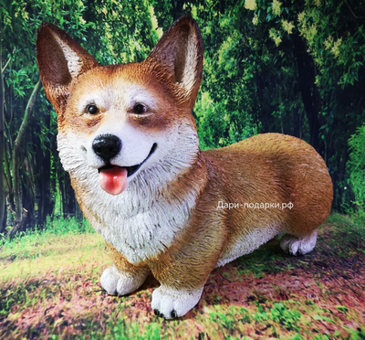 КОРГИ 40*37*21см полистоун Россия  3798/012309* Любимцы королевской семьи Елизаветы II в Англии