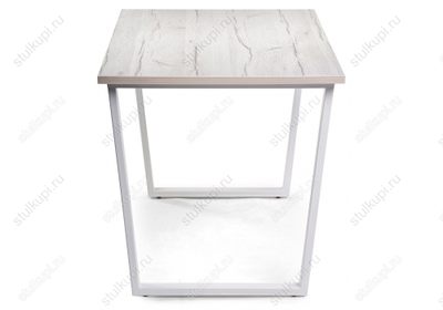 Стол Лота Лофт 120 25 мм юта / белый матовый