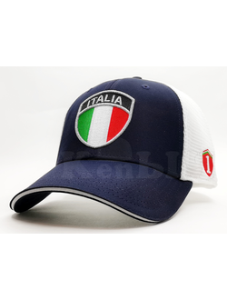 Летняя бейсболка ITALIA №1 с сеткой сзади