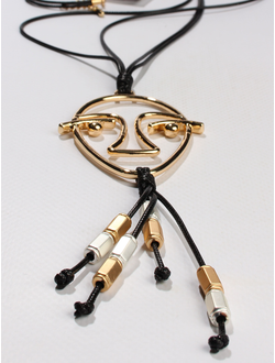 Подвеска "Человечек" золотой