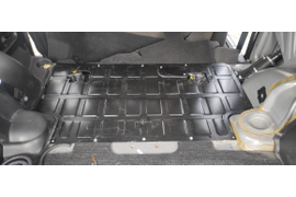 Монтаж датчиков уровня топлива с предварительным пропилом отверстий под них