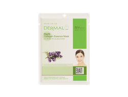 Dermal Herb Collagen Essence Mask / Dermal Тканевая маска с экстрактами лечебных трав и коллагеном (23 г)